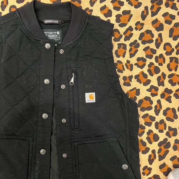 Carhartt Black Quilted Work Vest - Picture 3 of 4